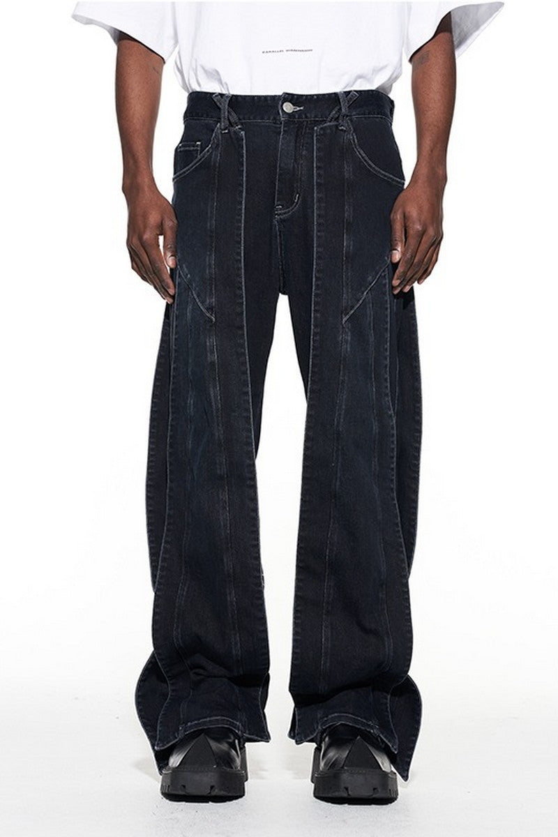 16size EXTREME ZONE Denim pants Layered Loose Jeans
