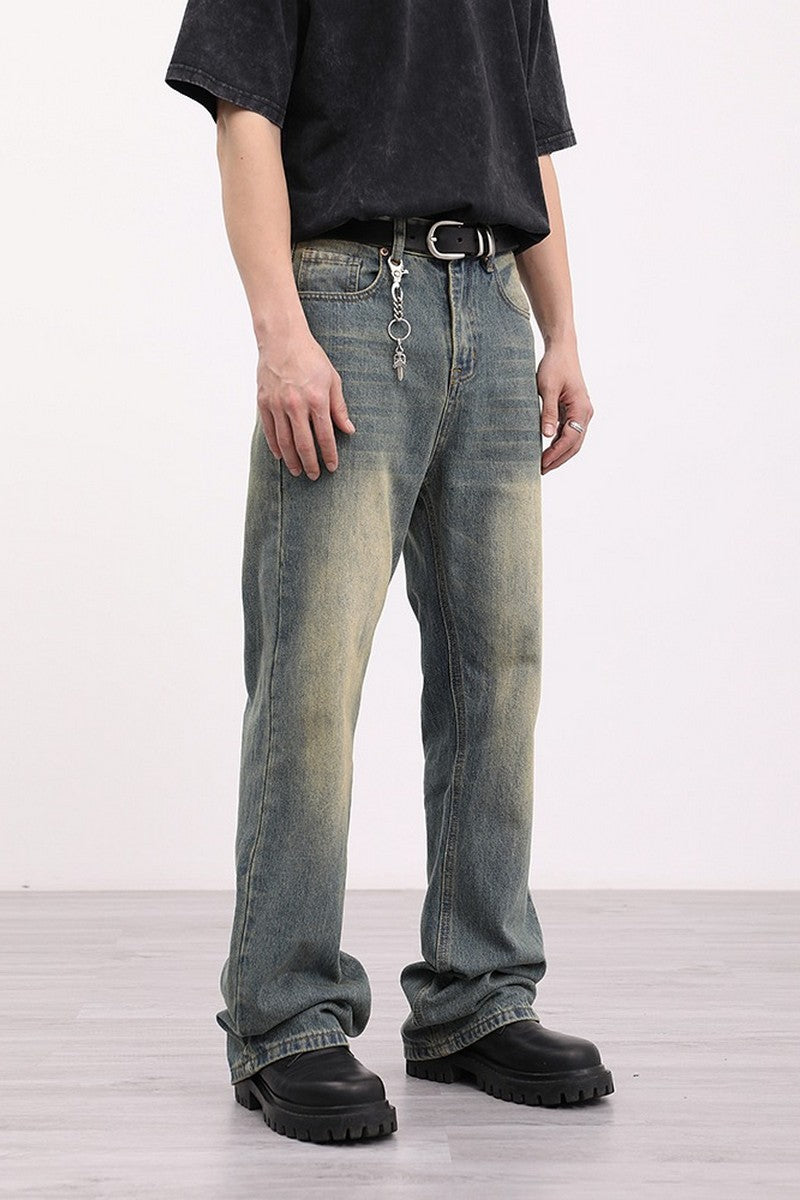 Washed Yellow Mud Jeans