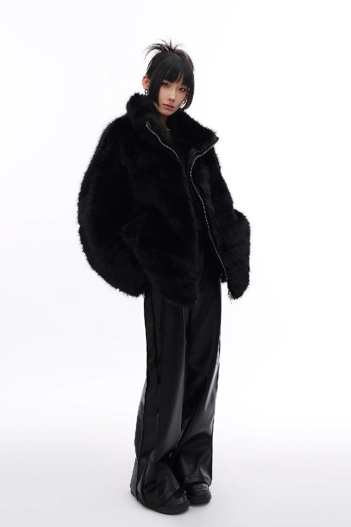 Winter Vegan Fur Coat