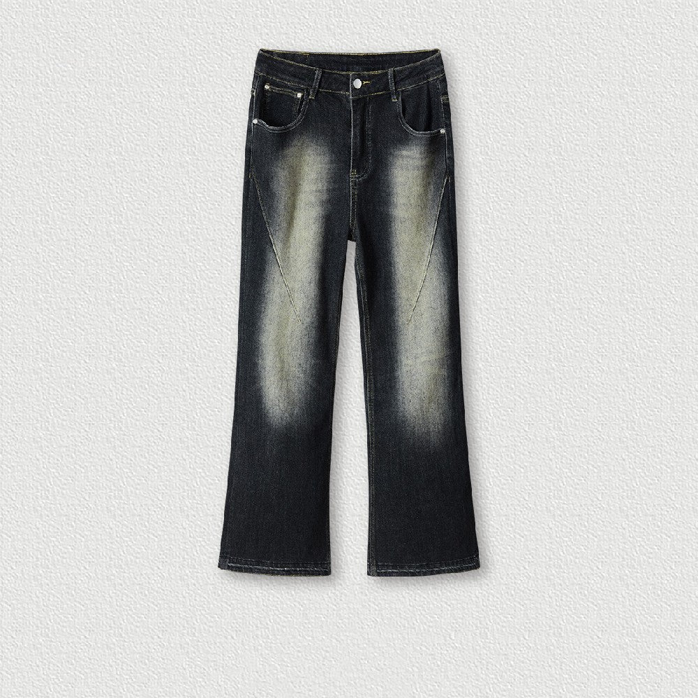 Washed Wide Leg Jeans