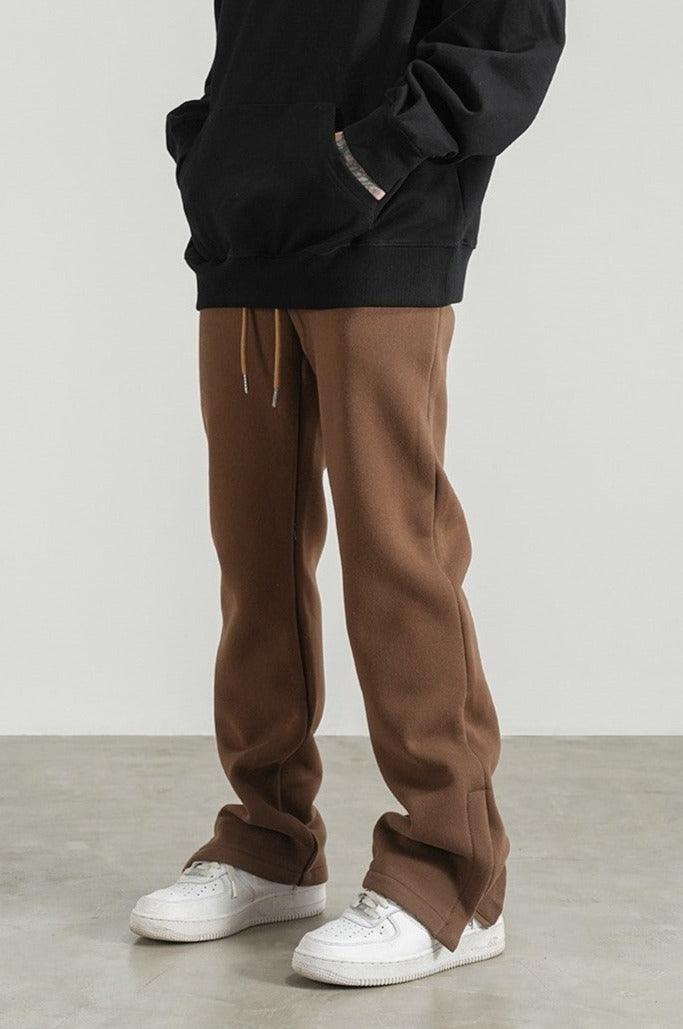 Split Flared Sweatpants