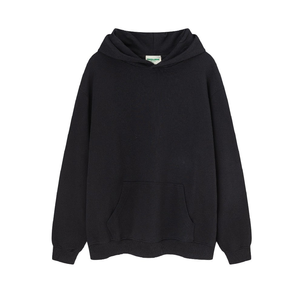 High Collar Fleece Hoodie