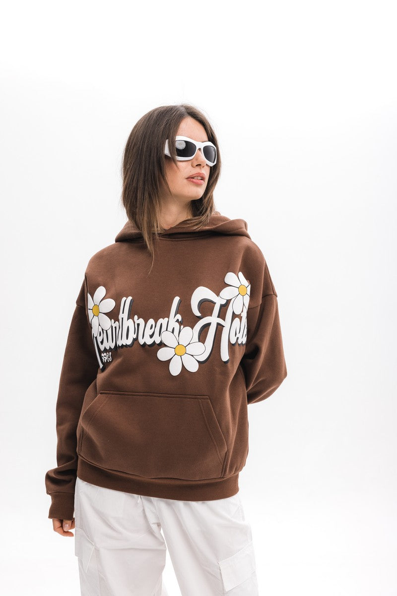 Daisies Logo Puff Print Hoodie