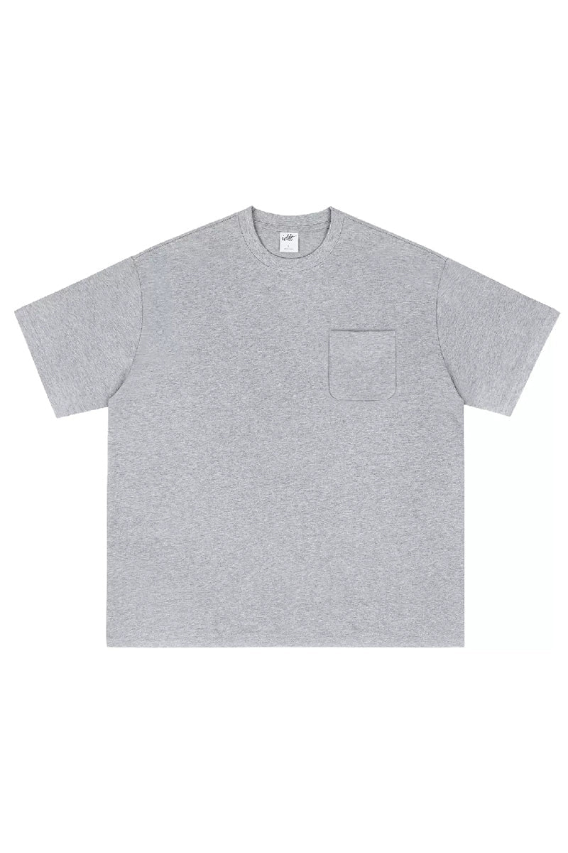 Oversized Pocket Cotton Tee