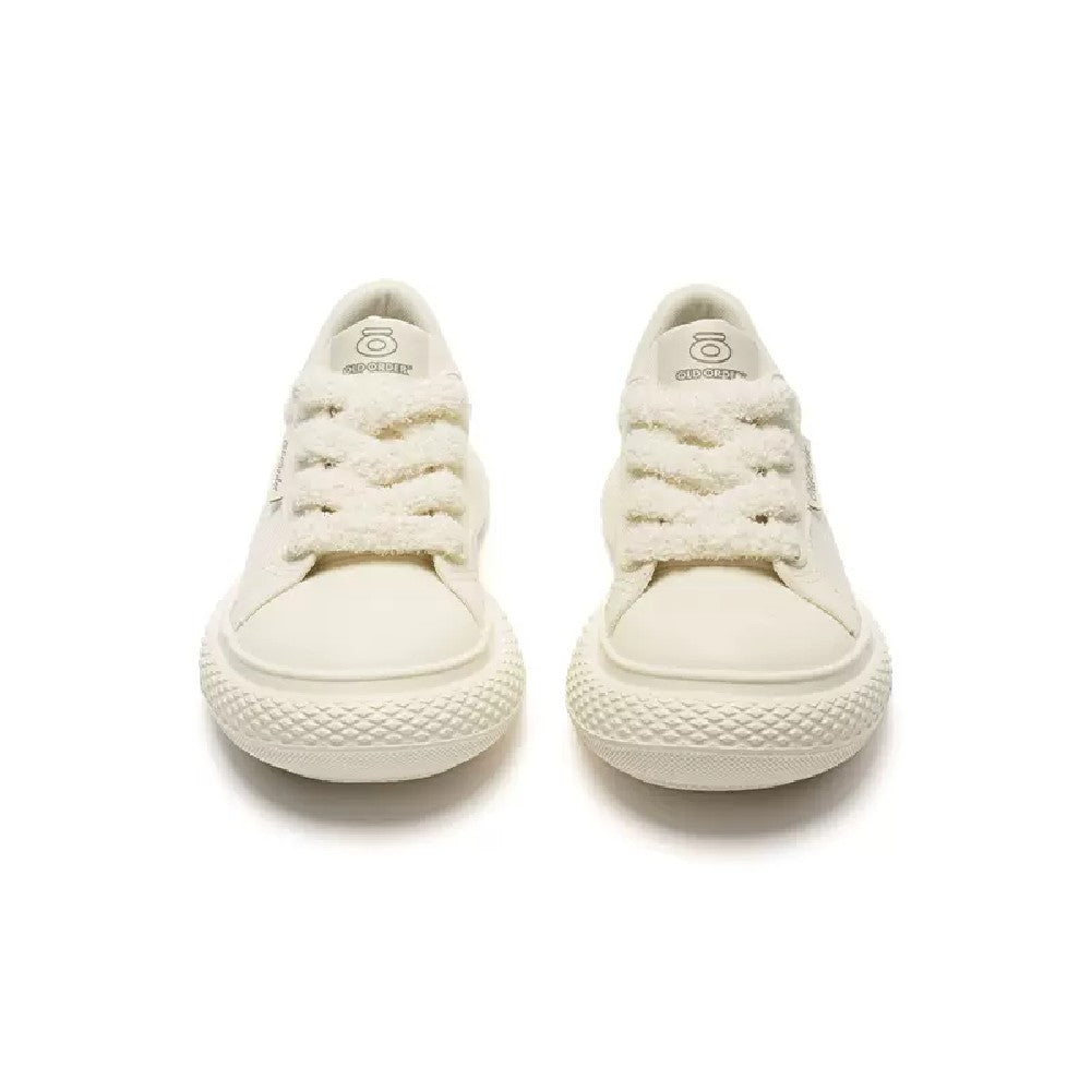 Canvas Low White Shoes