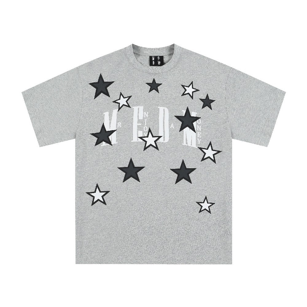 Stars Print Logo Tee