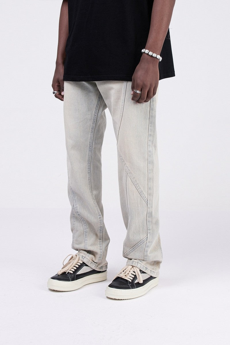 Stitched Flared Jeans