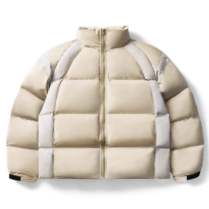 Color Block Puffer Jacket