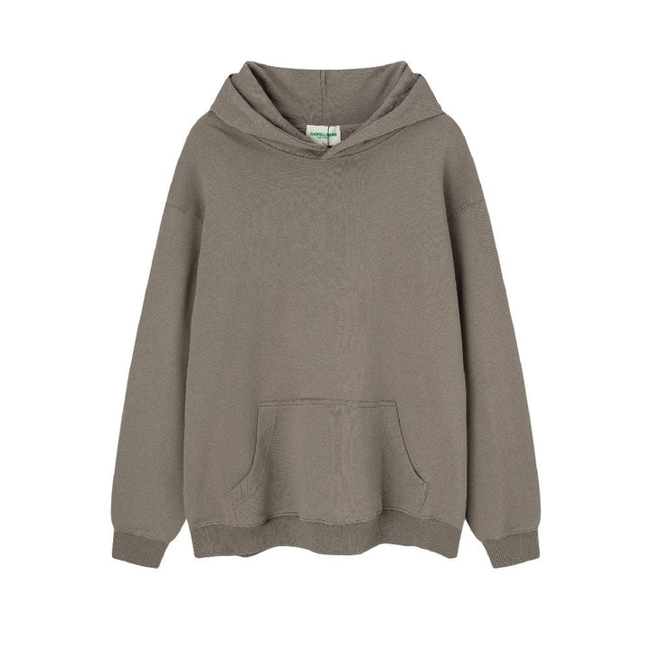 High Collar Fleece Hoodie