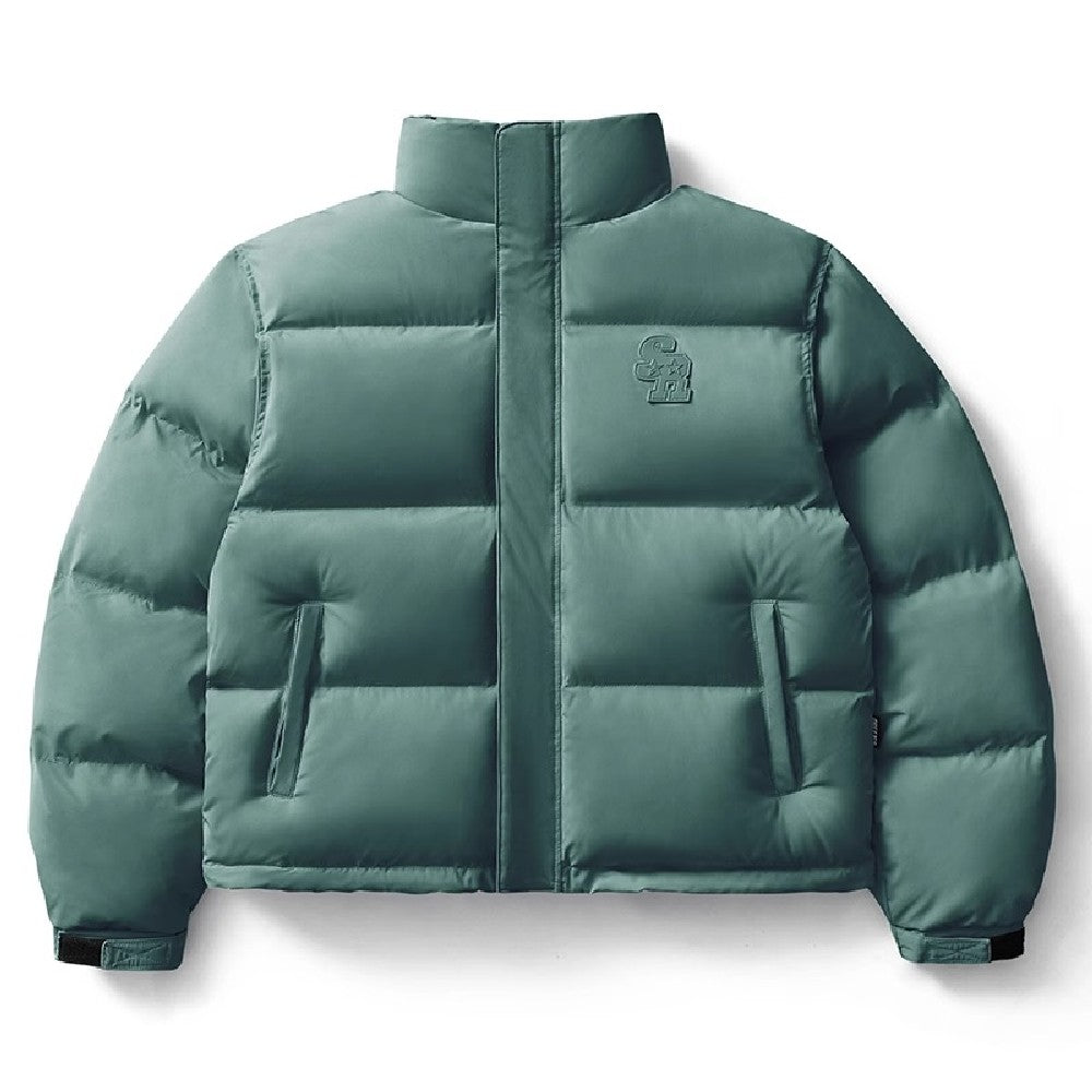 Embossed Logo Puffer Jacket