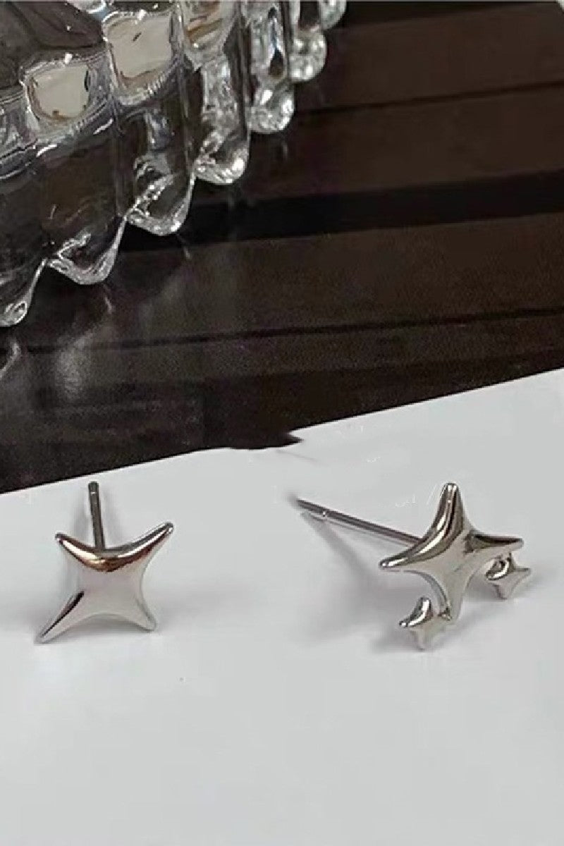 Sterling Silver Shining Stars Earrings