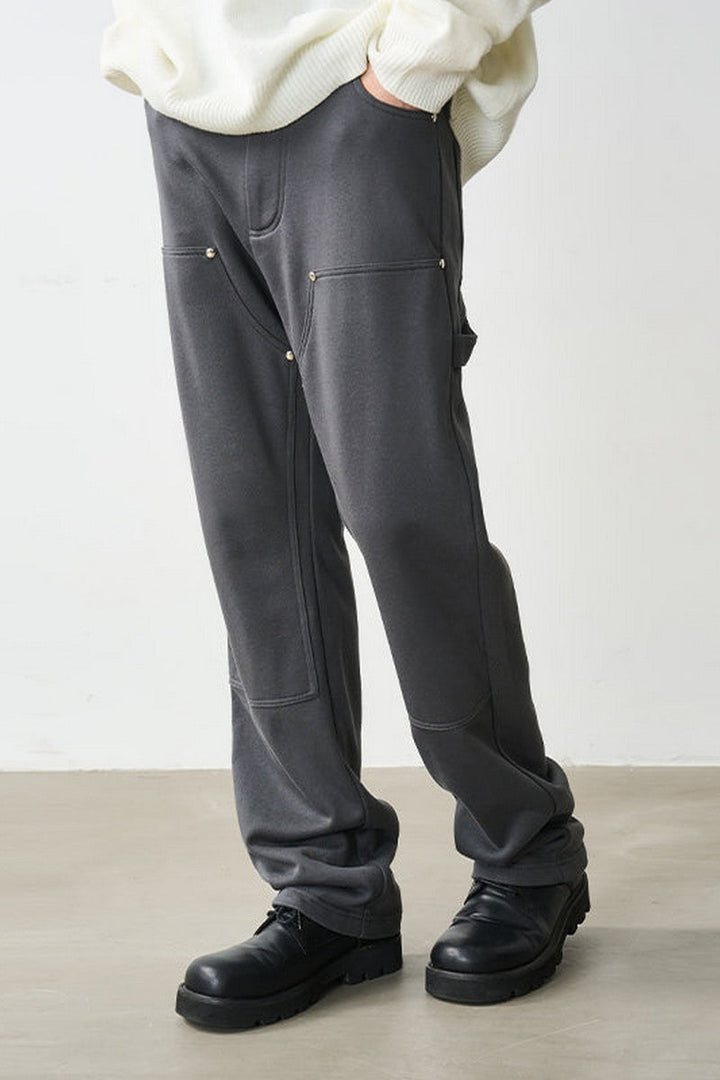 Double Knee Straight Sweatpants