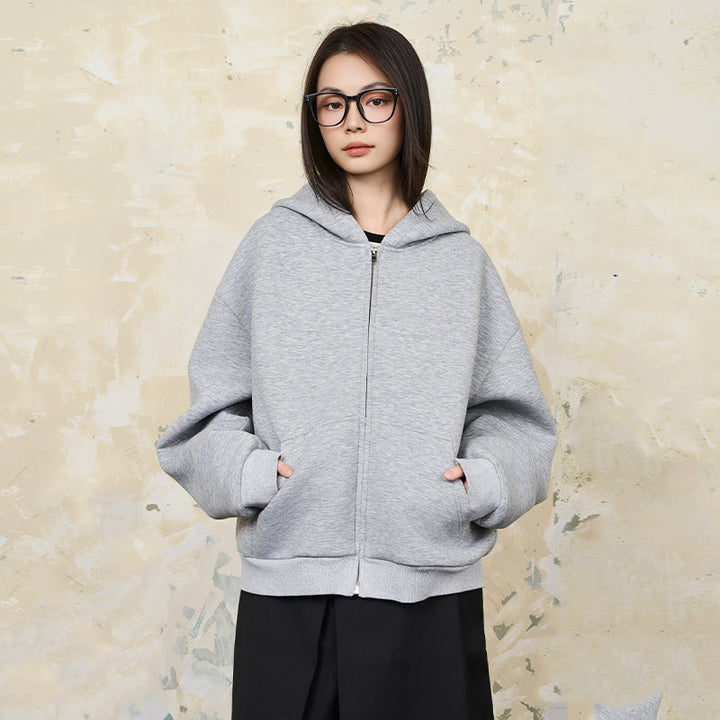 Basic Zip-Up Hoodie