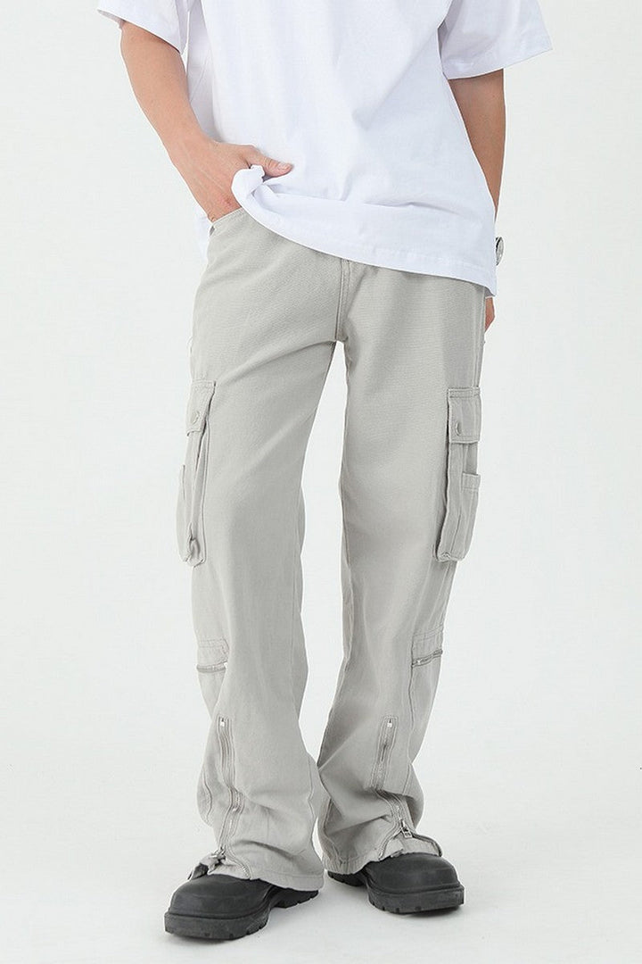 Zipper Straight Cargos