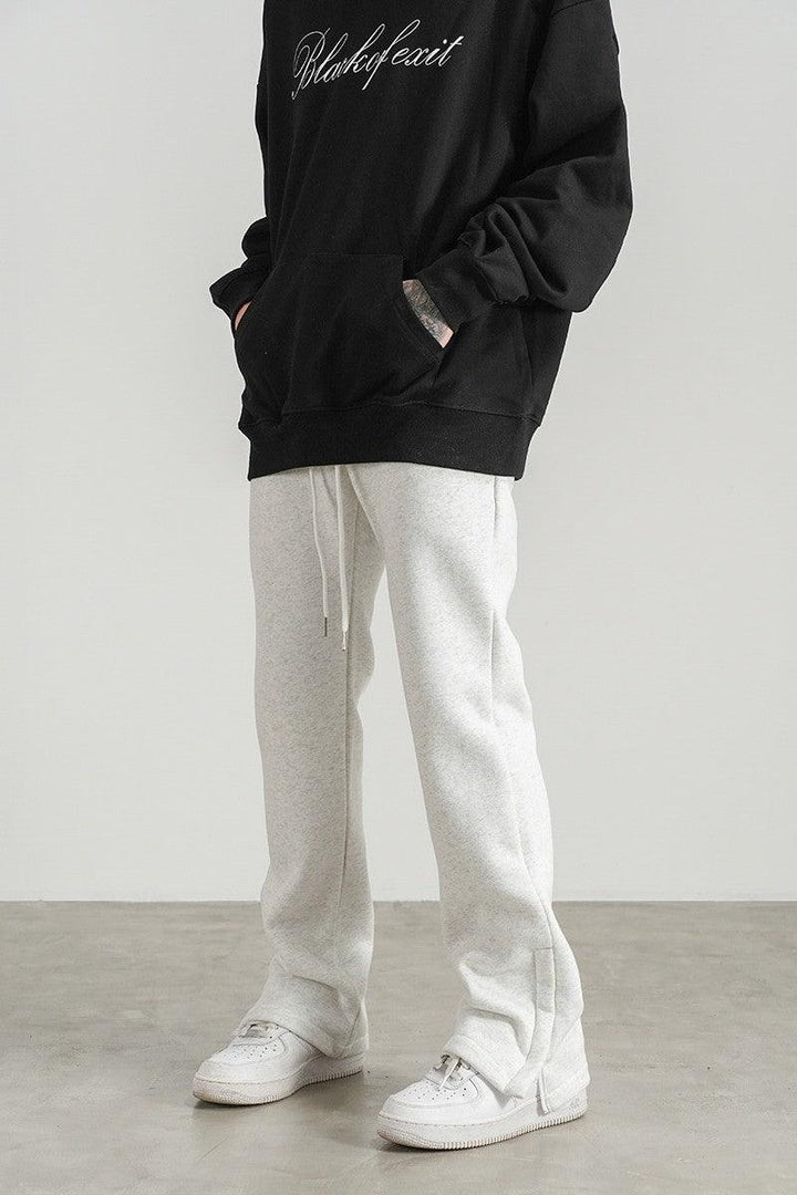 Split Flared Sweatpants