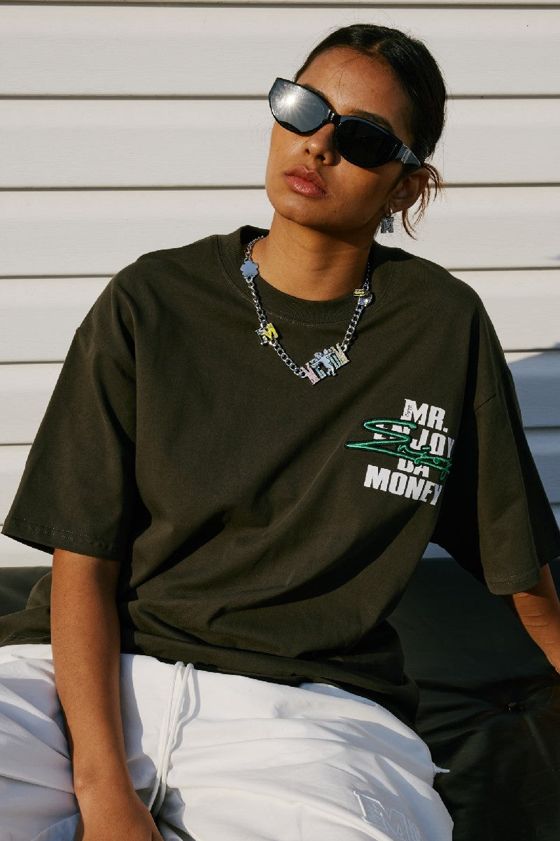 Embroidered Signature Logo Tee