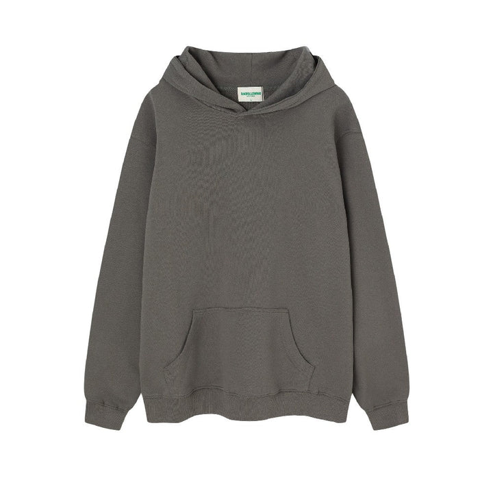 High Collar Fleece Hoodie