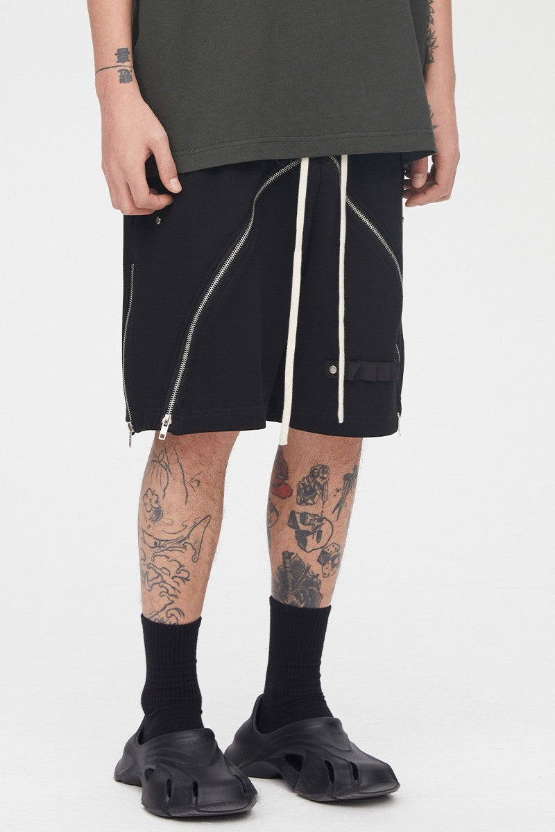 Zipper Logo Shorts