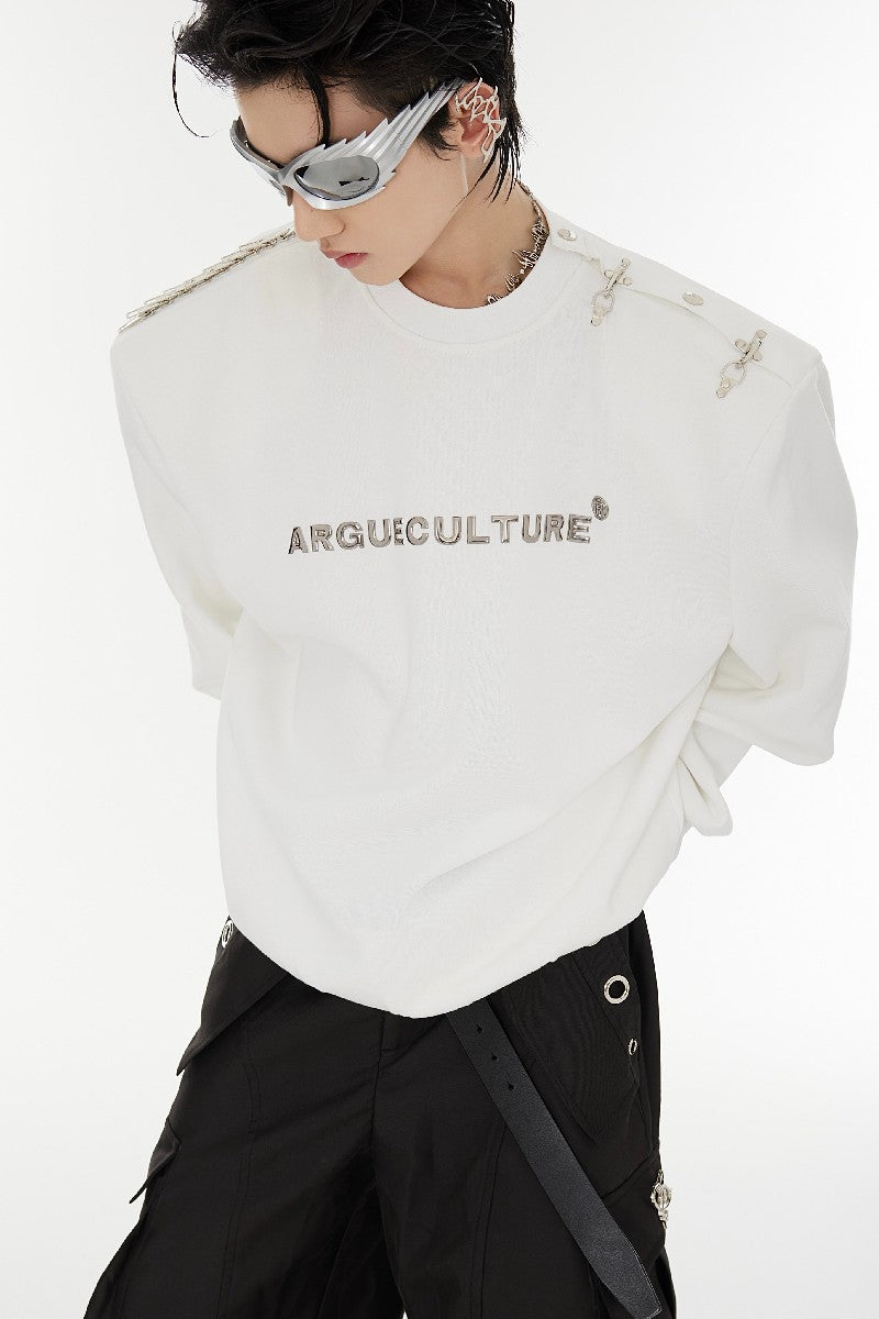 Buckle Logo Sweater