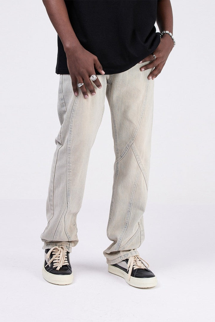 Stitched Flared Jeans