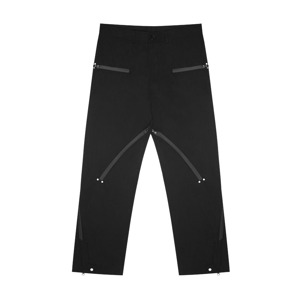 Nylon Zipper Trousers