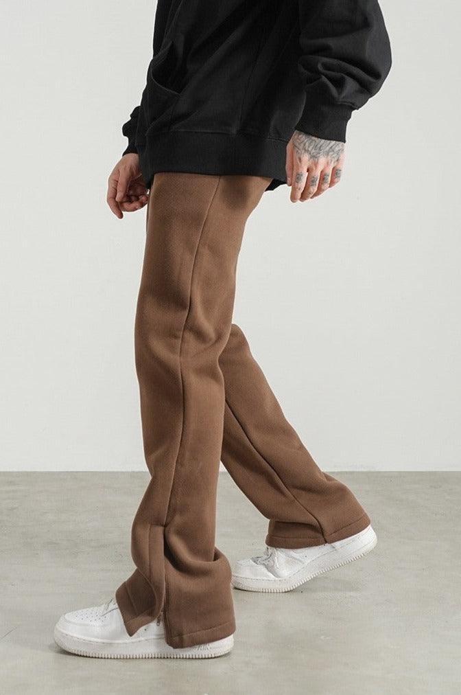 Split Flared Sweatpants