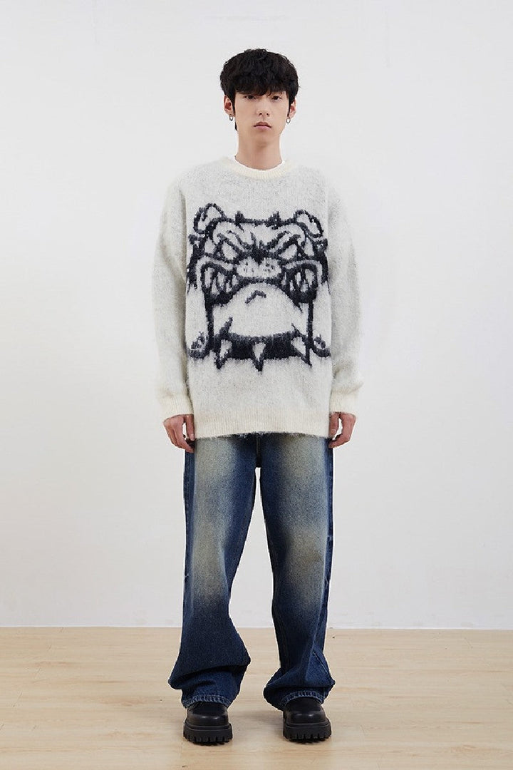 Dog Knit Mohair Sweater