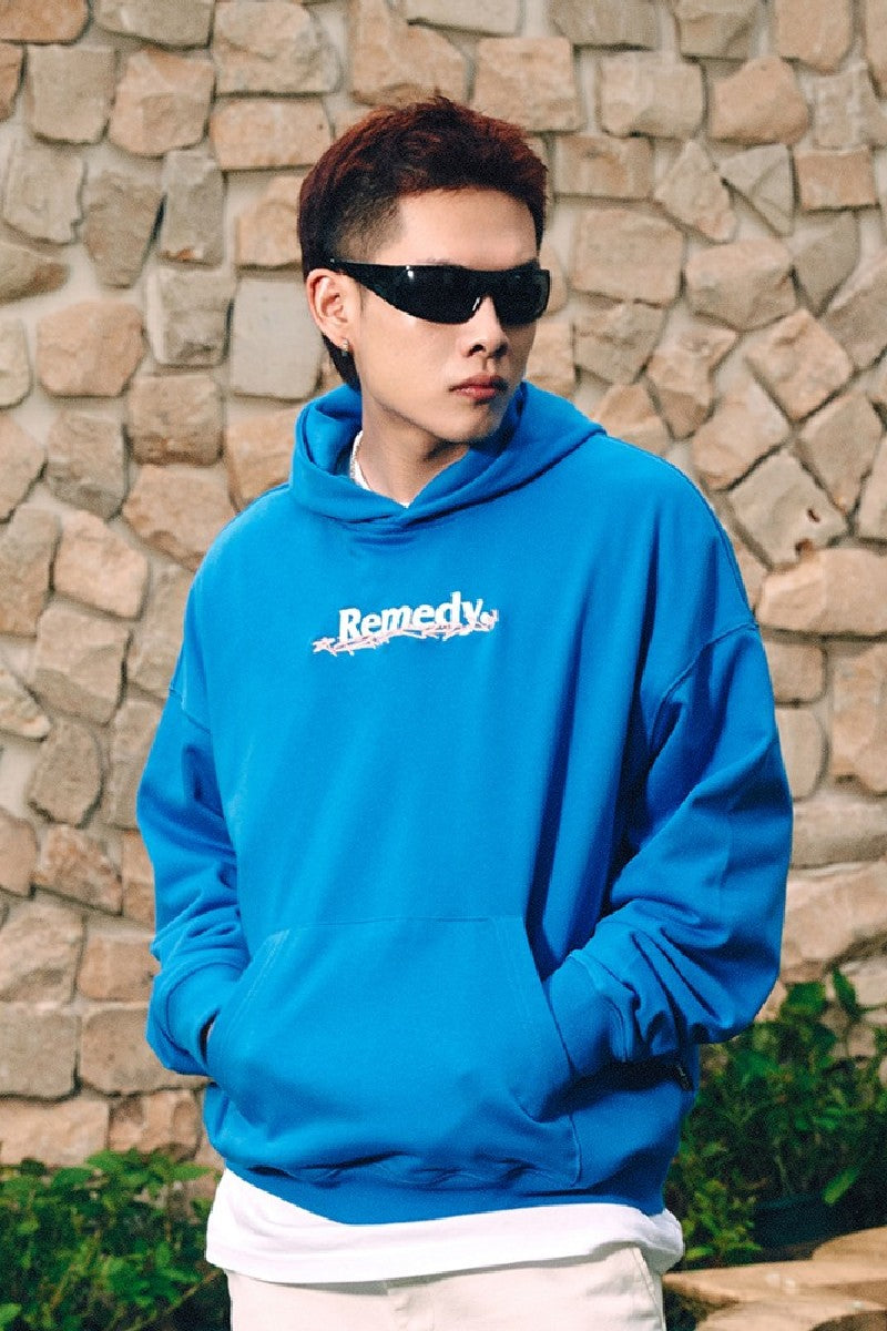 Embroidered Logo Hoodie