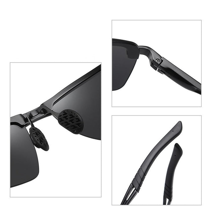 Half Frame Polarized Sport Sunglasses