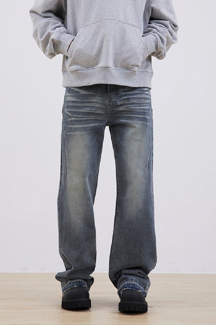 Straight Loose Light Washed Jeans