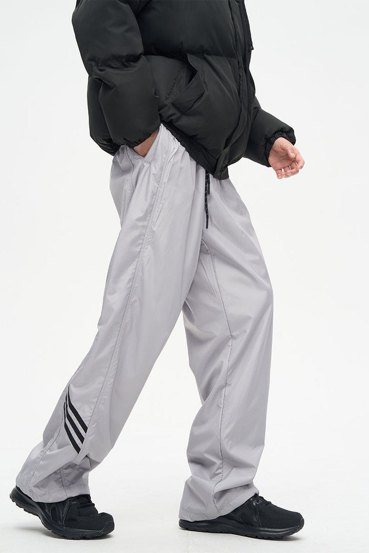 Retro Striped Wind Pants