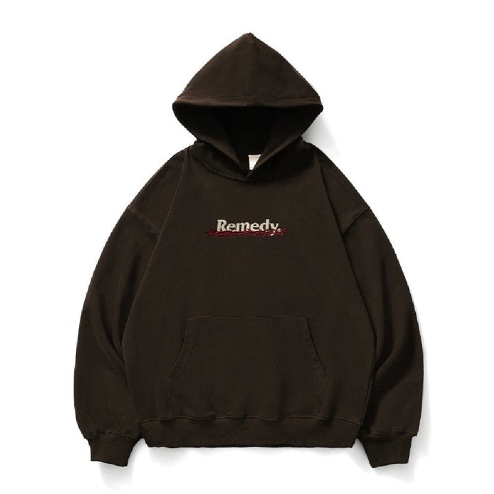 Embroidered Logo Hoodie