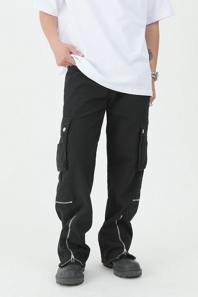 Zipper Straight Cargos