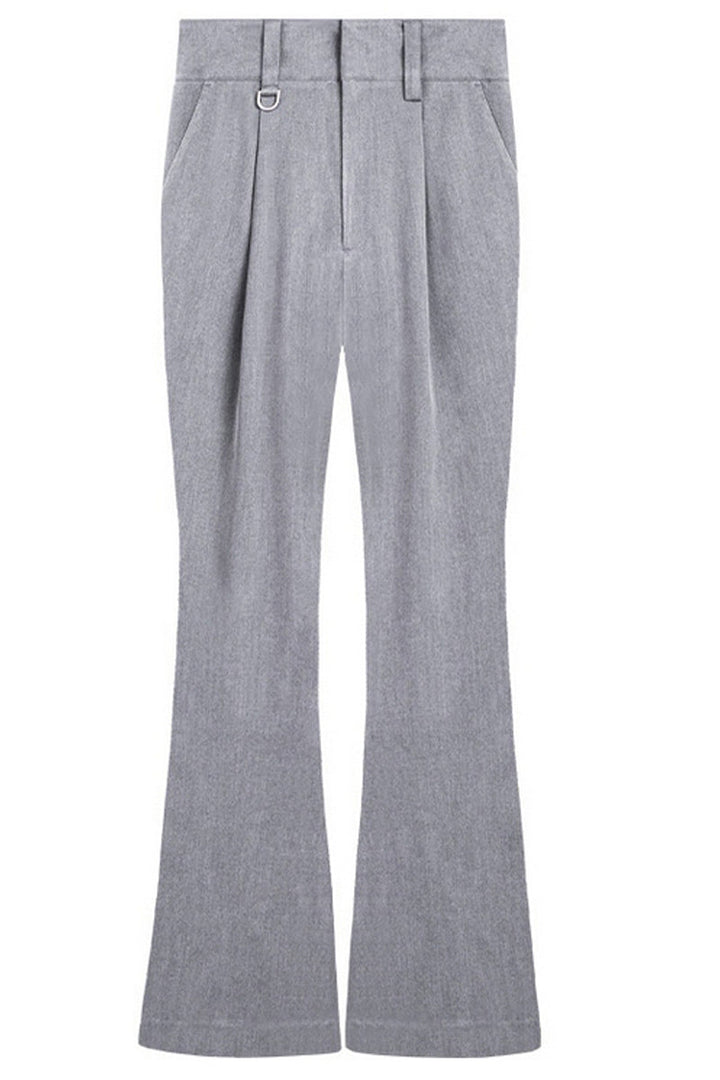 Flared Casual Suit Trousers
