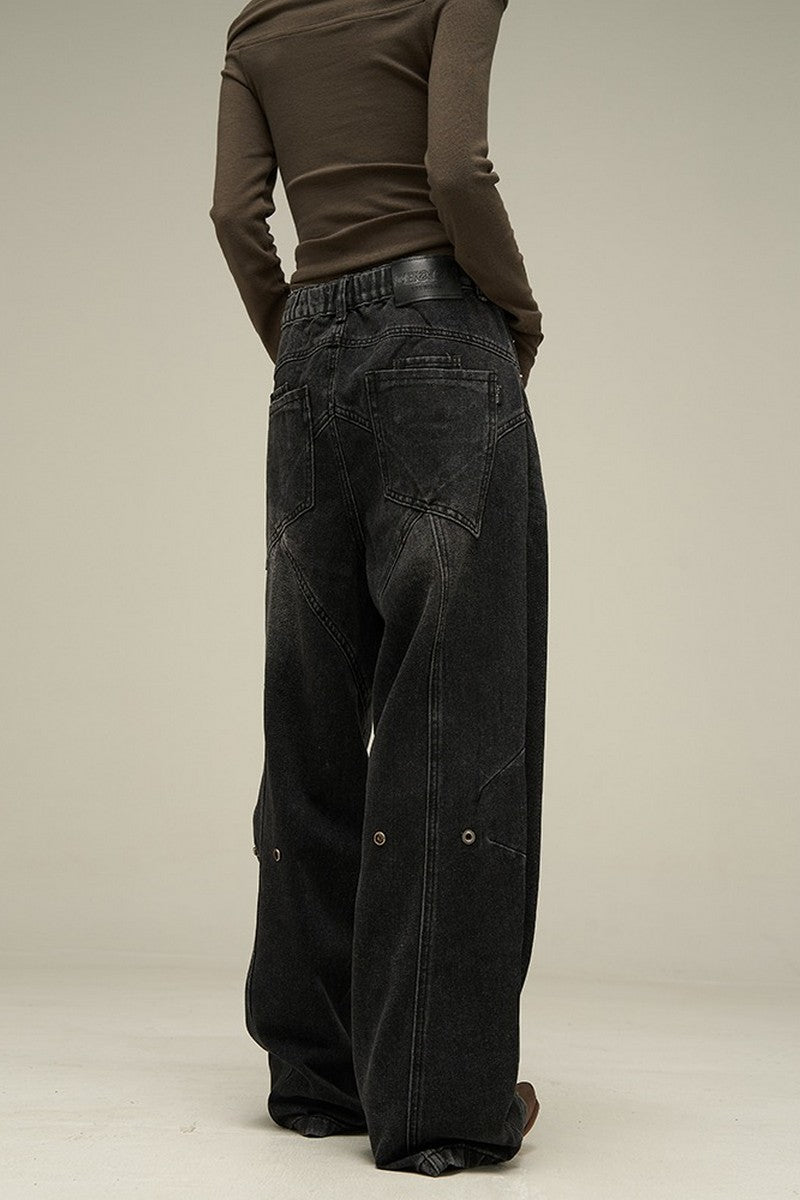 Structure Oversized Jeans