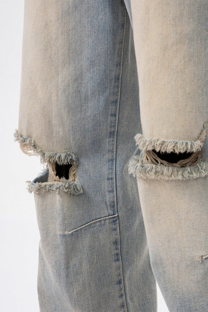 Ripped Flared Jeans