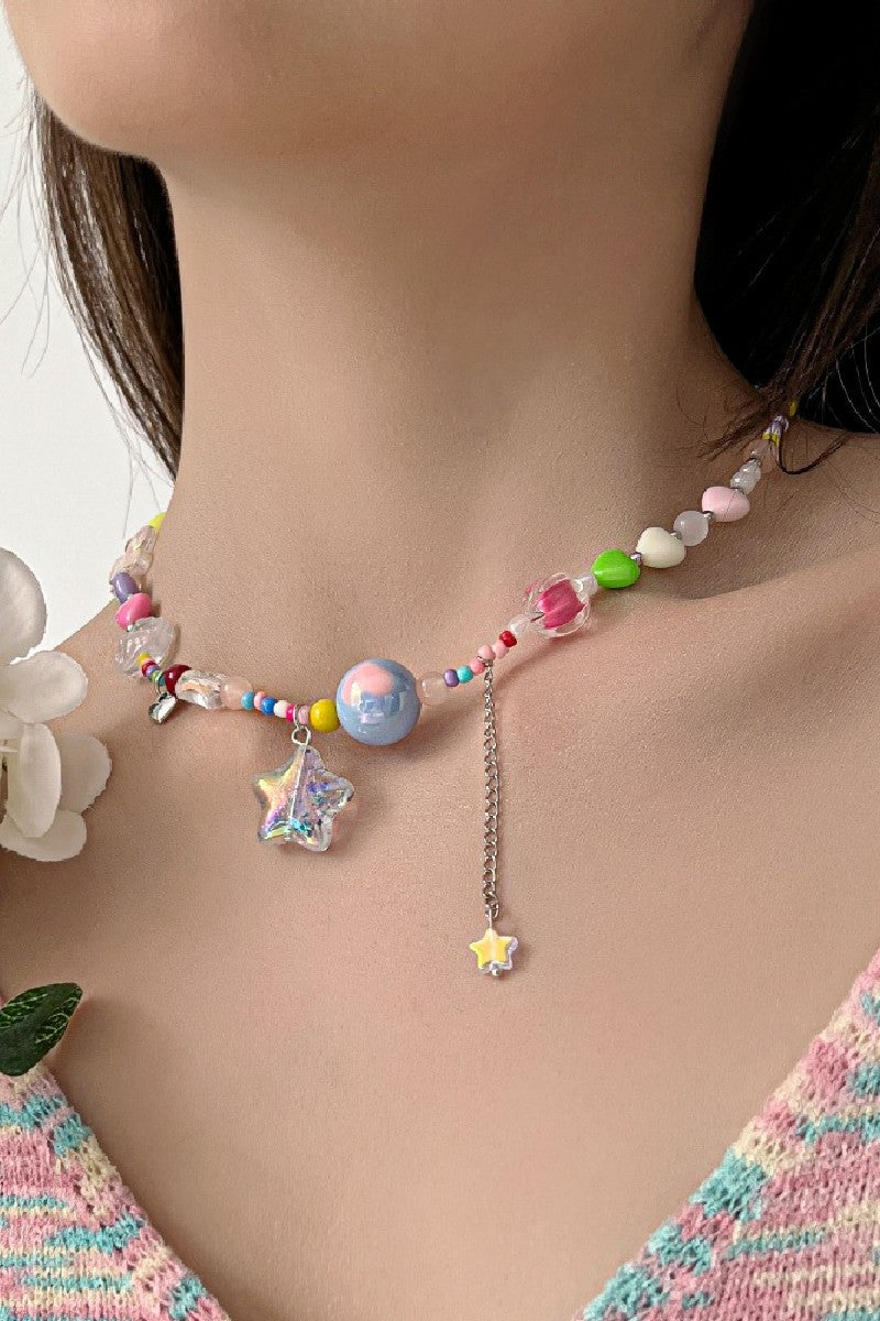 Candy Beads Star Necklace