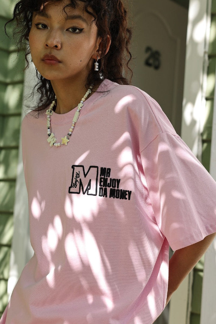 Embroidered Embossed Logo Tee