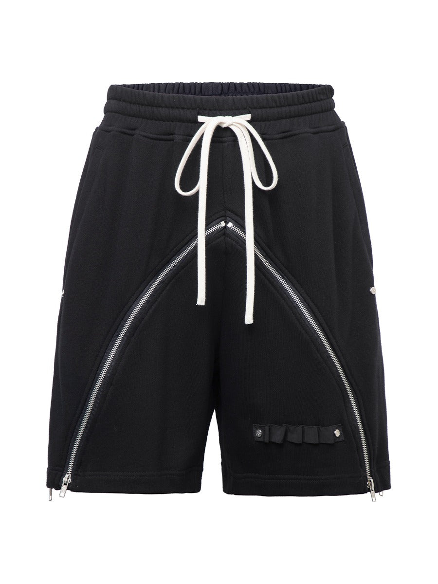 Zipper Logo Shorts