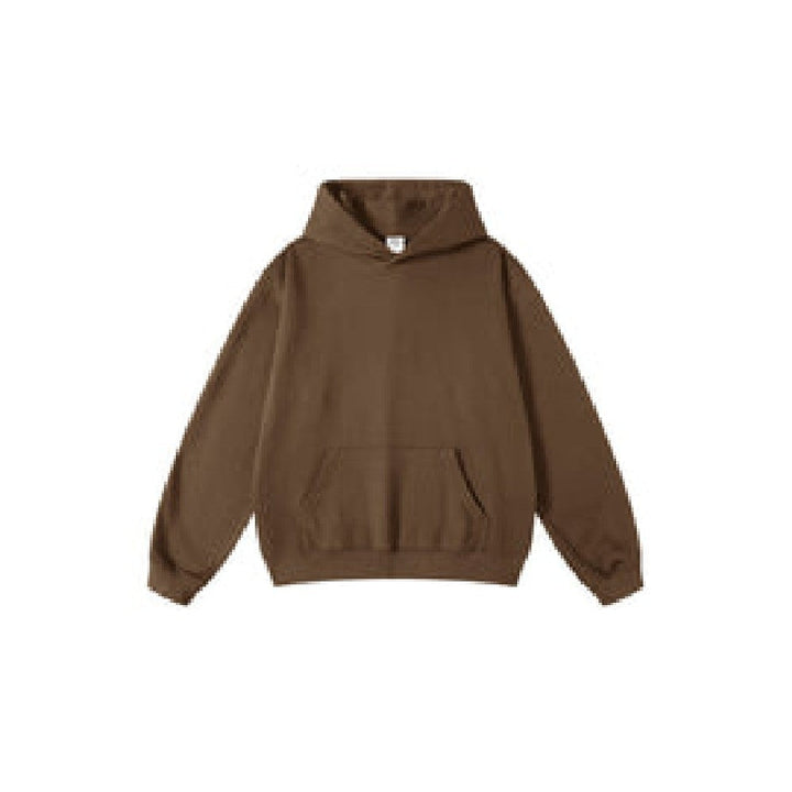 445G Solid Basic Hoodie