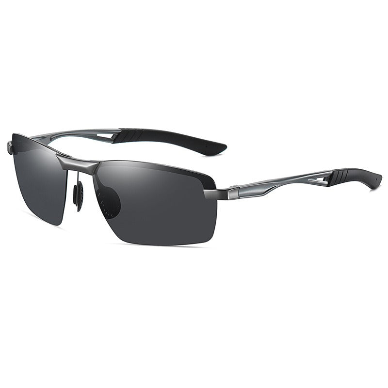 Half Frame Polarized Sport Sunglasses