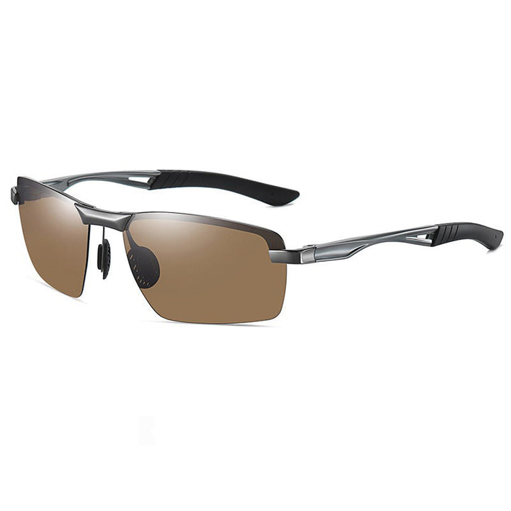 Half Frame Polarized Sport Sunglasses