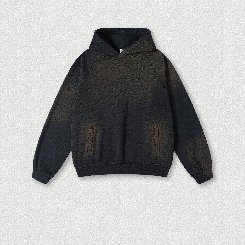 Fleece Gradient Washed Hoodie