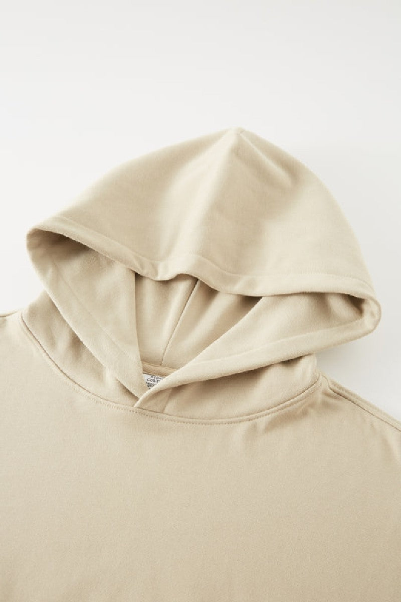 445G Solid Basic Hoodie