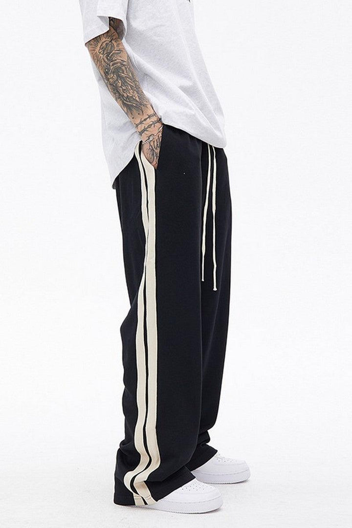 Stitching Track Loose Sweatpants