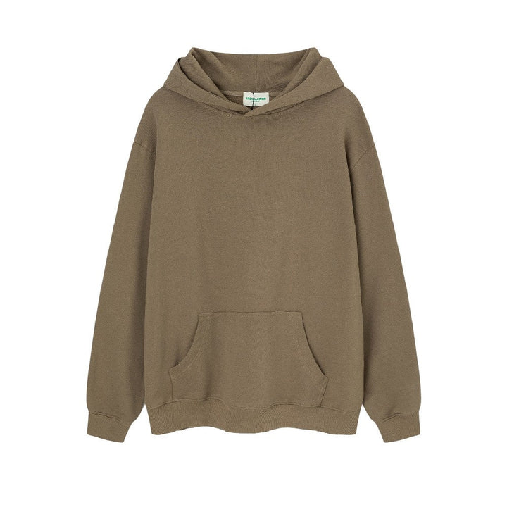 High Collar Fleece Hoodie