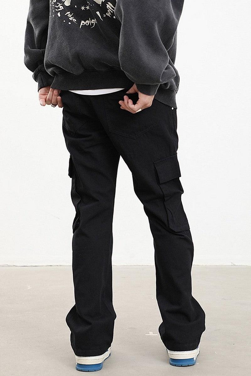 Button Up Cargo Trousers