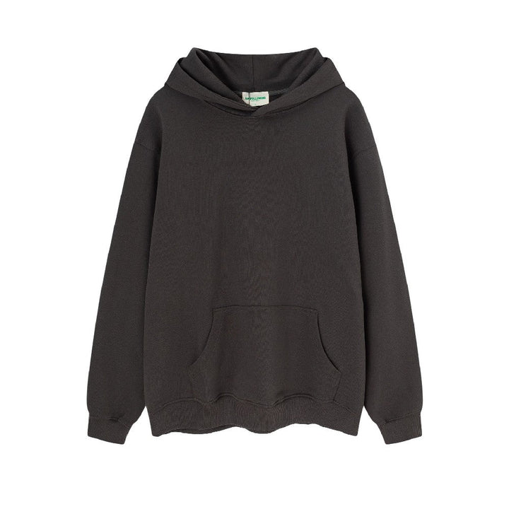 High Collar Fleece Hoodie