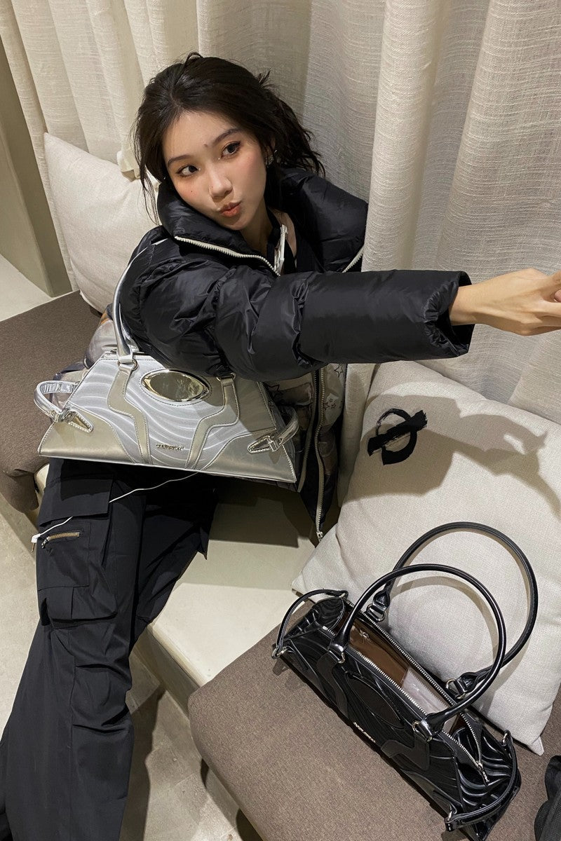 バッグ leather shoulder bag Altuzarra Origami Leather East/West Shoulder Bag in Black | Lyst