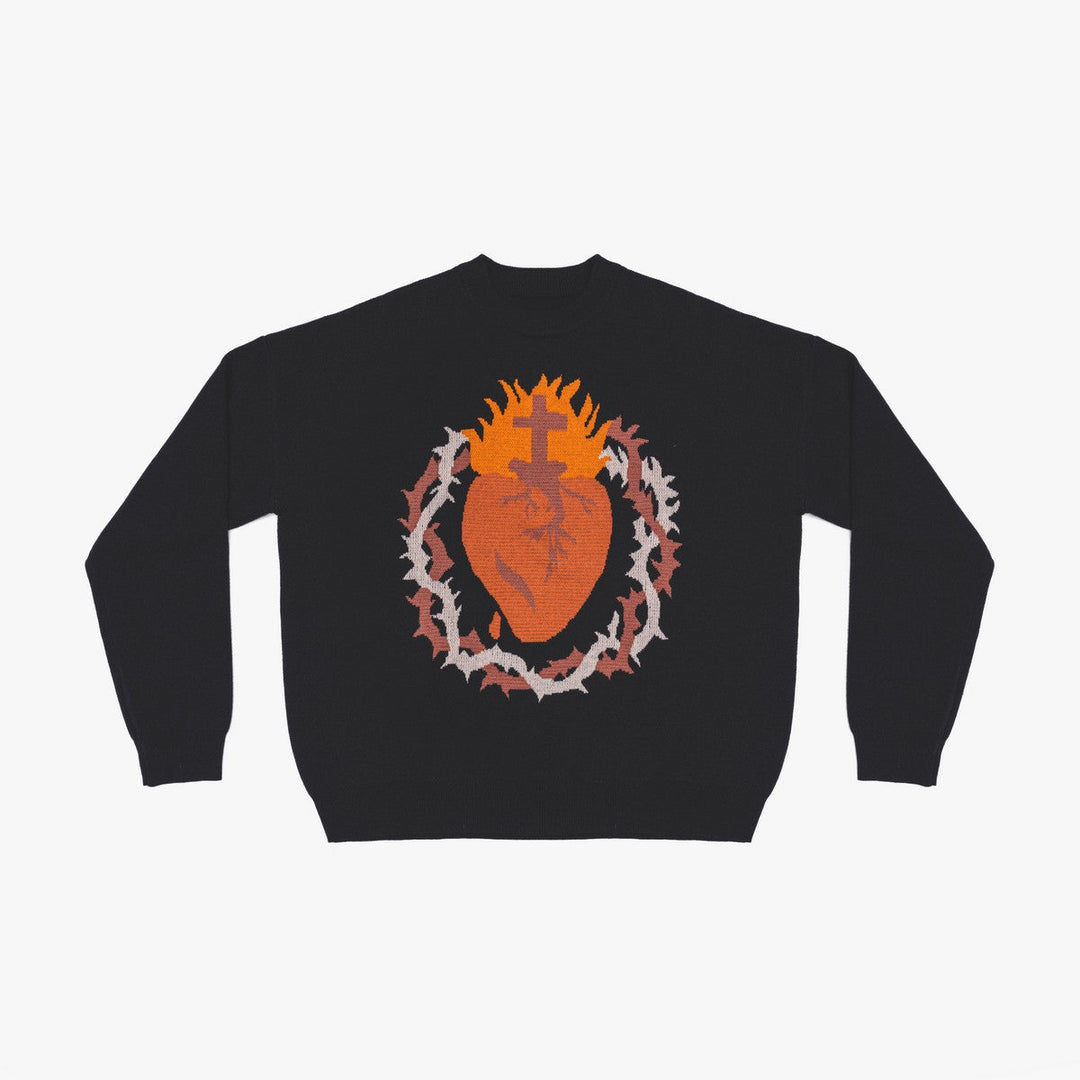 Sacred Heart Knit Sweater